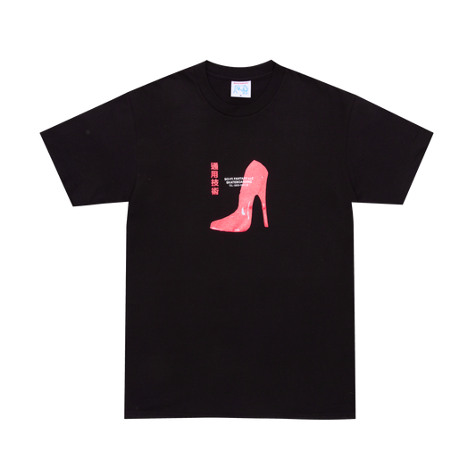 Red Shoe Tee - Black