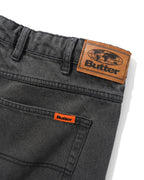 Relaxed Denim Jeans - Faded Black