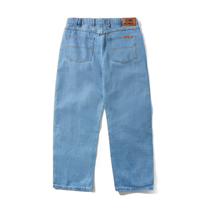 Relaxed Denim Jeans - Washed Indigo