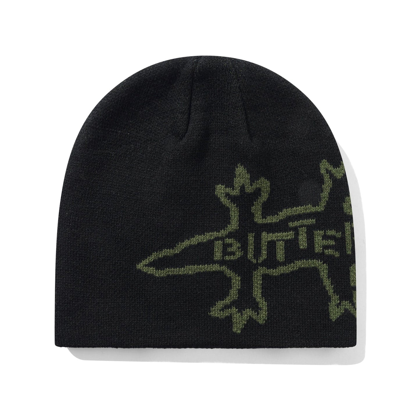 Reptile Skully Beanie - Black