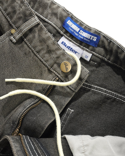 Roach Denim Shorts - Black Wash