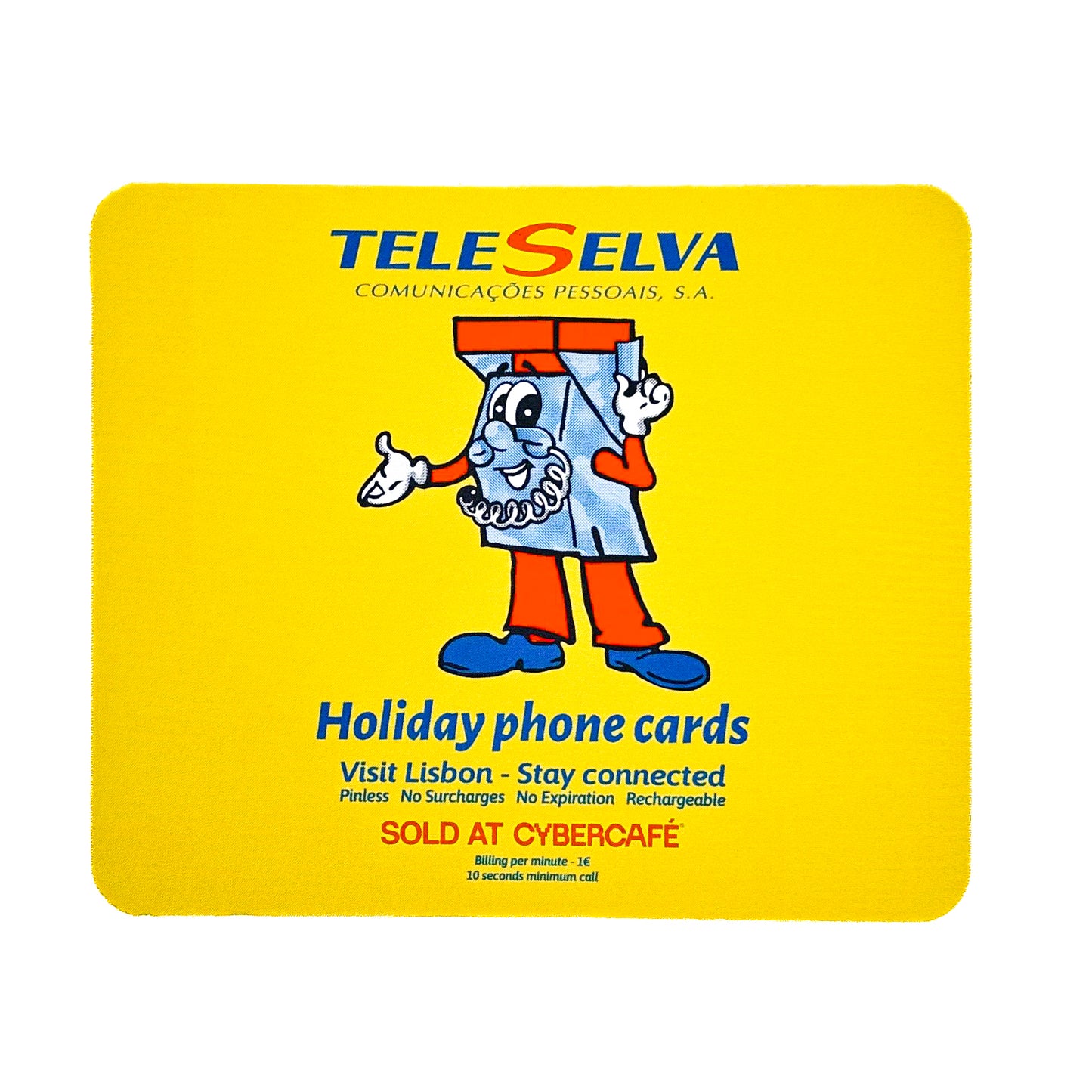 "TeleSelva" Cybercafé Collab Mouse Pad - Yellow