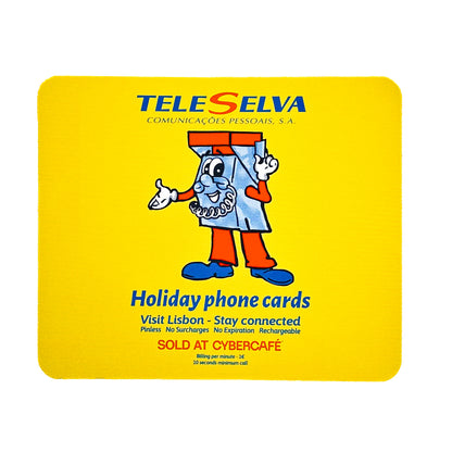 "TeleSelva" Cybercafé Collab Mouse Pad - Yellow