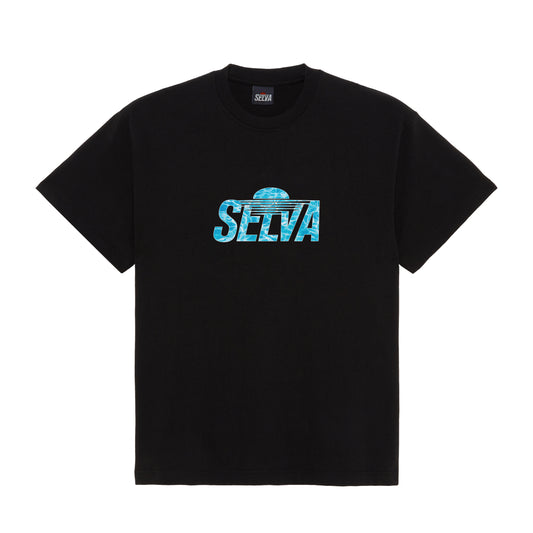 Sunset Pool Tee - Black