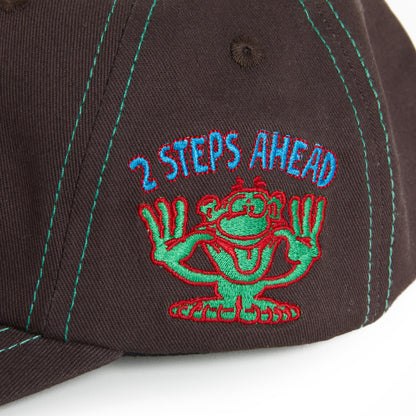 2 Steps Golf Hat - Brown