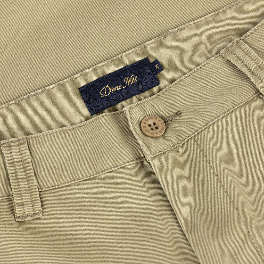 Baggy Chino Shorts - Light Military