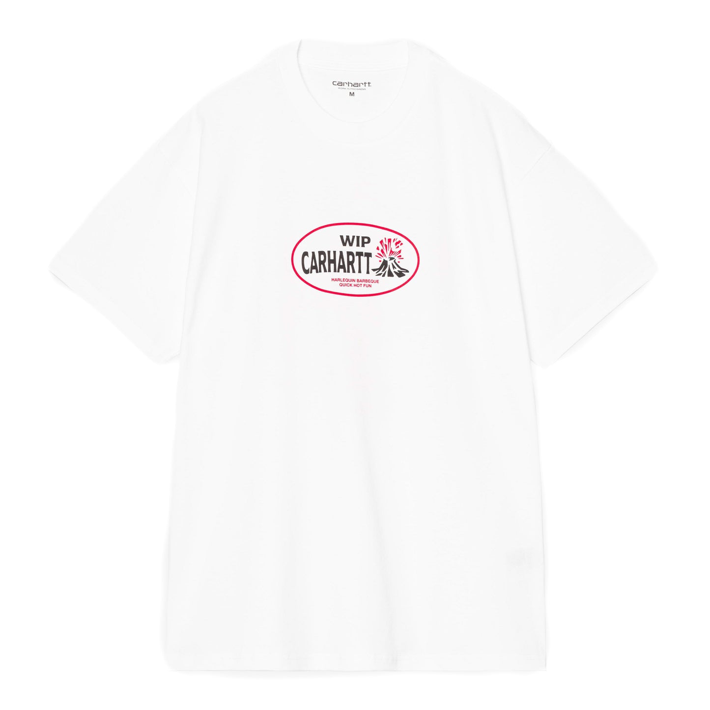 Harlequin BBQ Tee - White