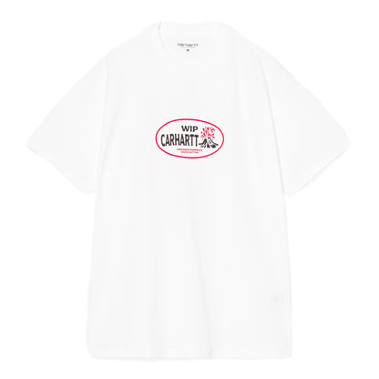 Harlequin BBQ Tee - White