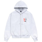 Tall Dice Zip Hood - Ash Heather