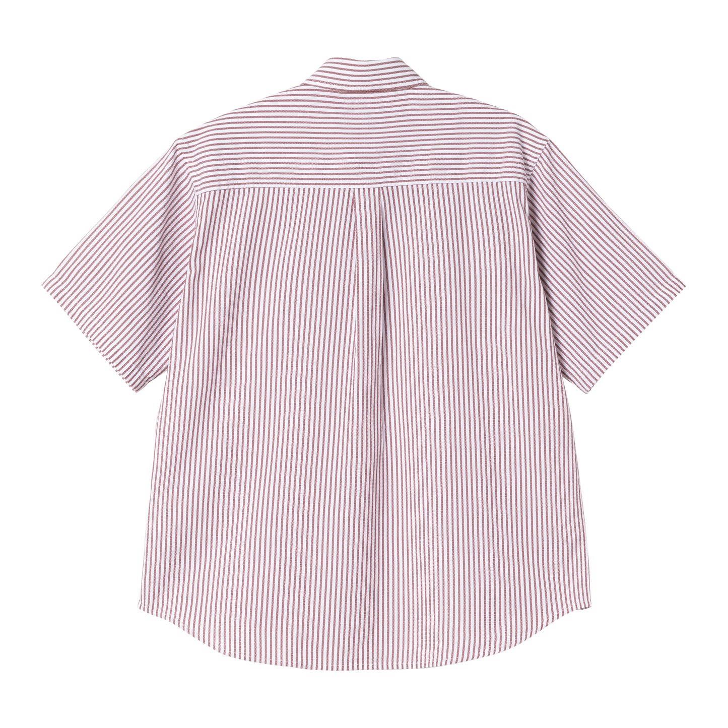 S/S Phelps Shirt - Stripe  Mulberry