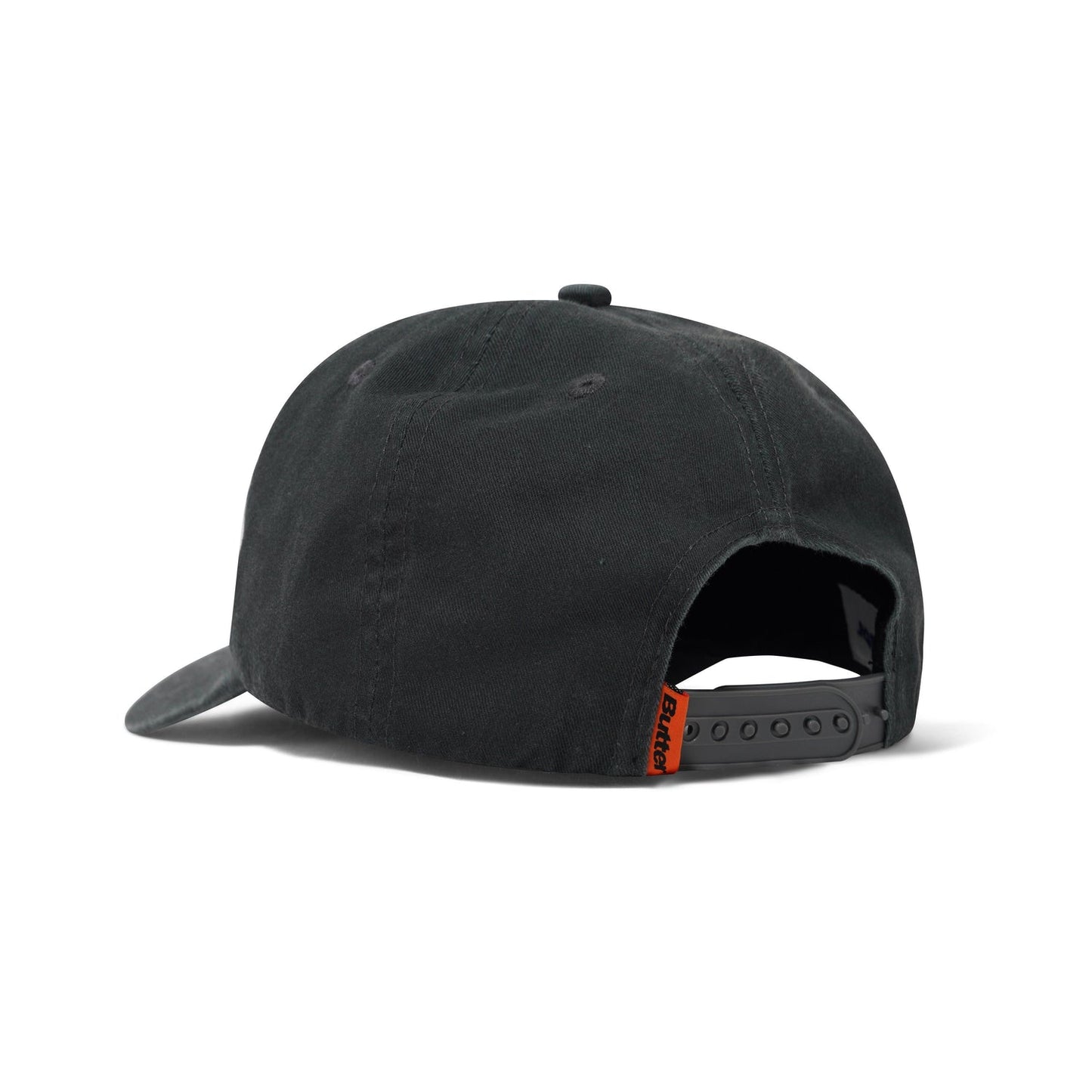 Scrawling 6 Panel Cap - Washed Black