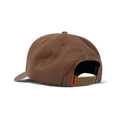 Scrawling 6 Panel Cap - Washed Brown