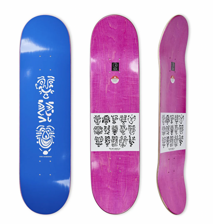 Polar Skate Co. Faces Deck - Shin Sanbongi - Blue