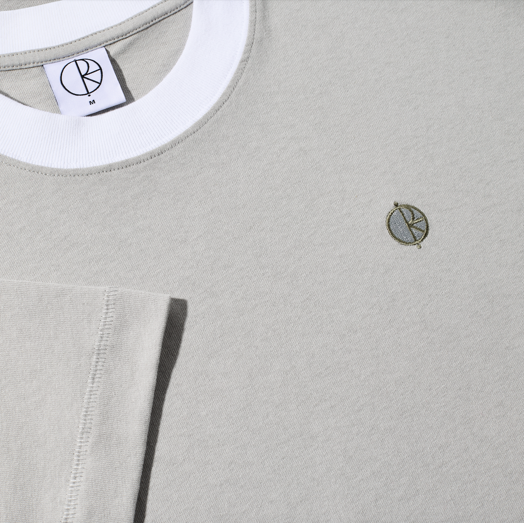 Surf Panel Tee - Silver / White