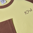 3/4 Sleeve Tee - Cinnamon / Light Yellow
