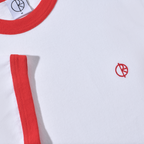 Ringer Tee - White / Red
