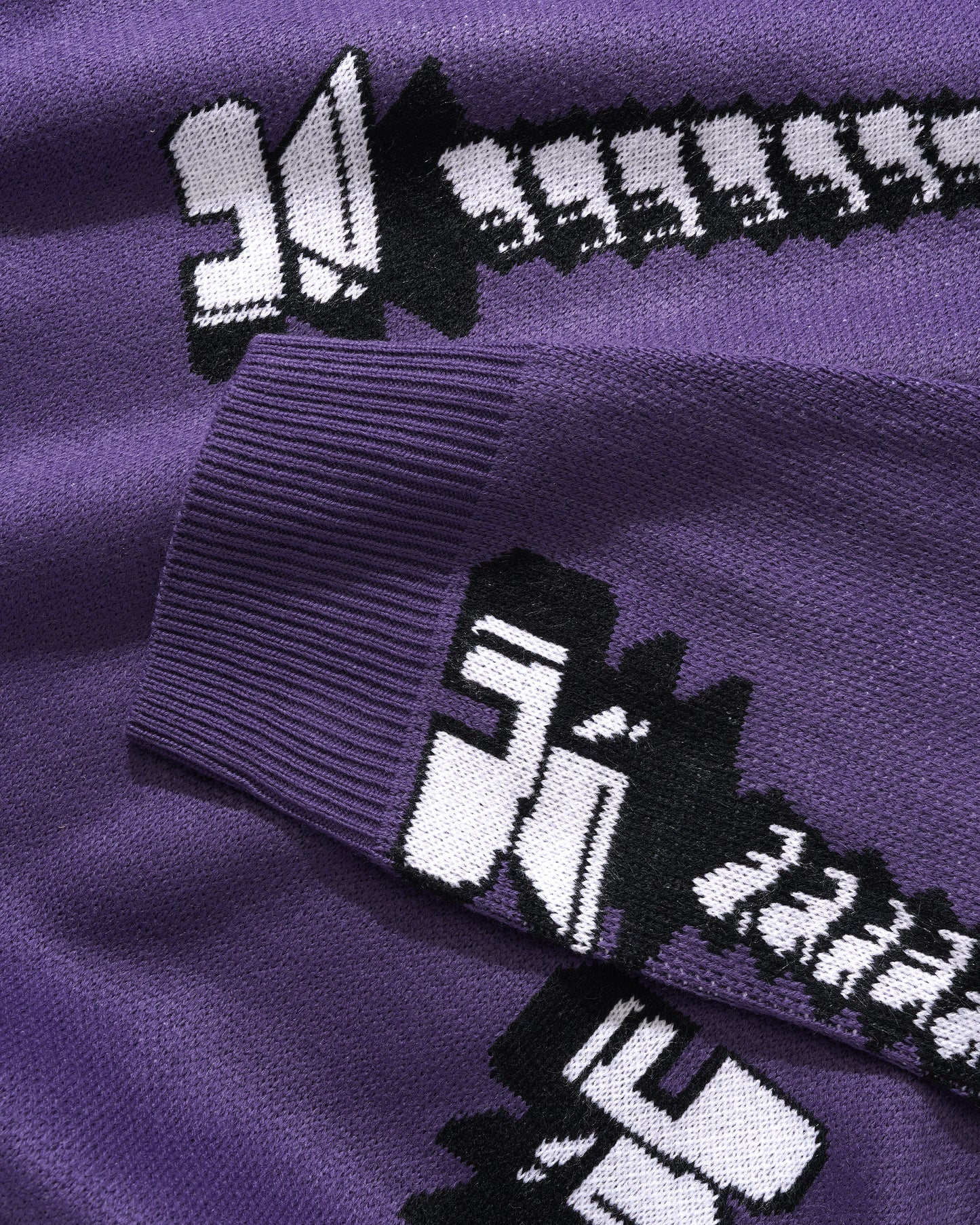 Screw Knit Sweater - Dusk Purple
