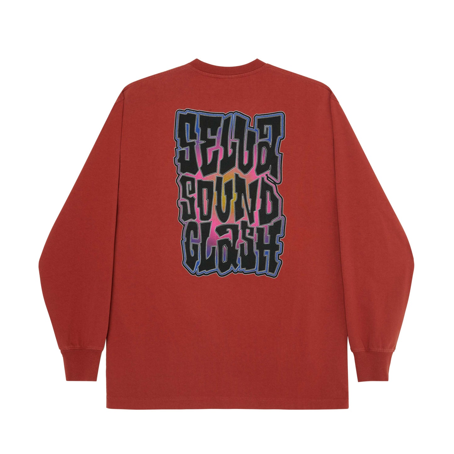 Sound Clash LS Tee - Chilli Red
