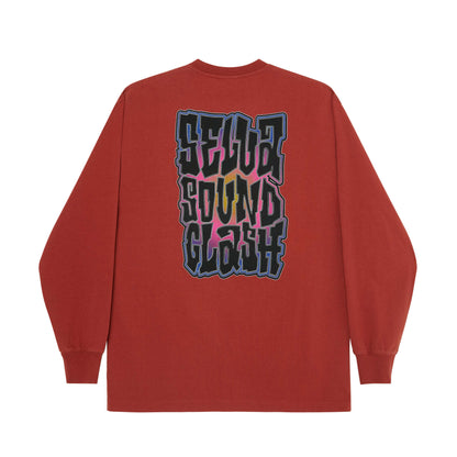 Sound Clash LS Tee - Chilli Red