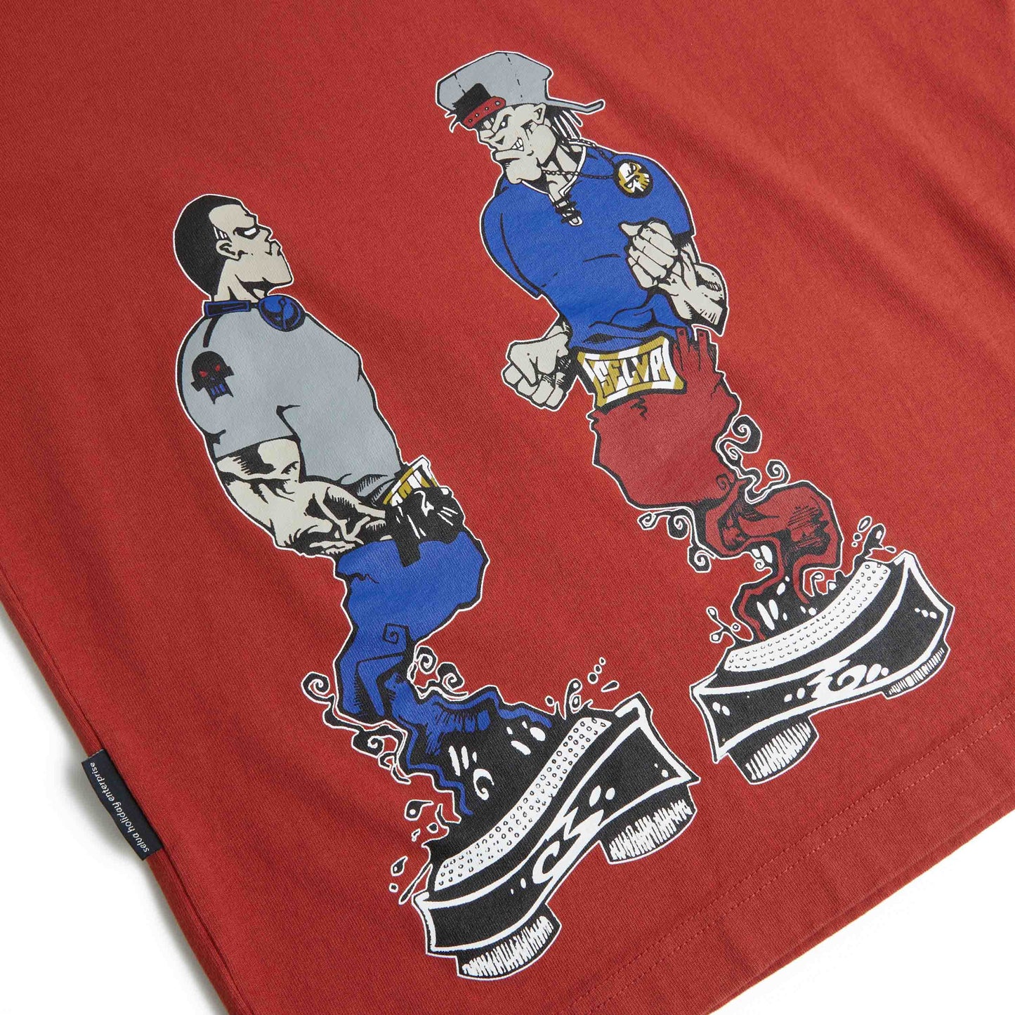 Sound Clash LS Tee - Chilli Red