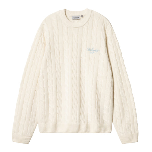 Signature Sweater- Natural / Dusty Ice