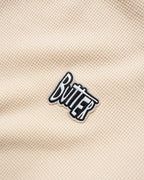 Sketch Waffle Crewneck - Cream / Red