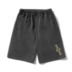 Stars Fleece Shorts - Washed Black