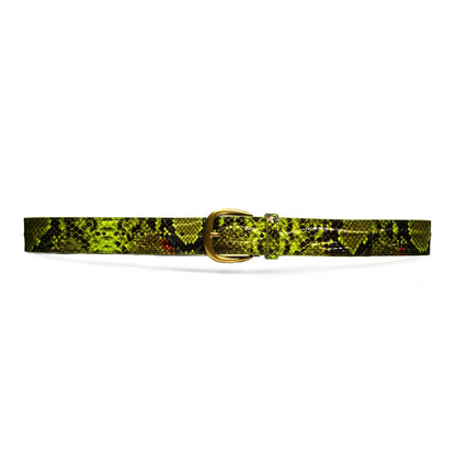 Vein Belt - Green Snake