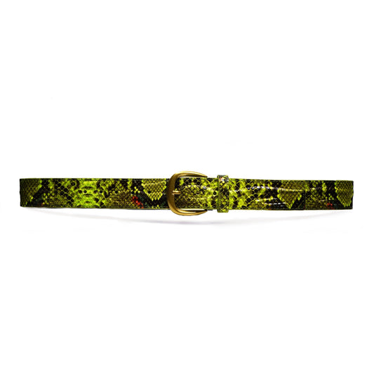 Vein Belt - Green Snake
