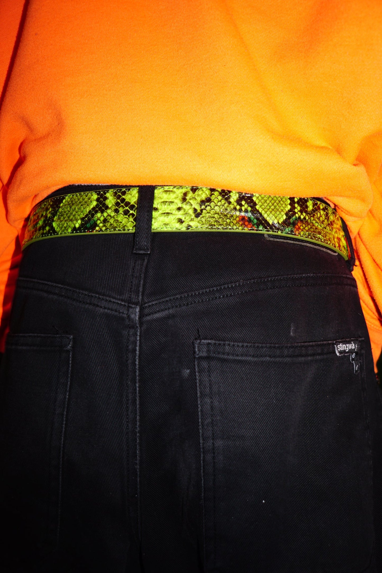 Vein Belt - Green Snake
