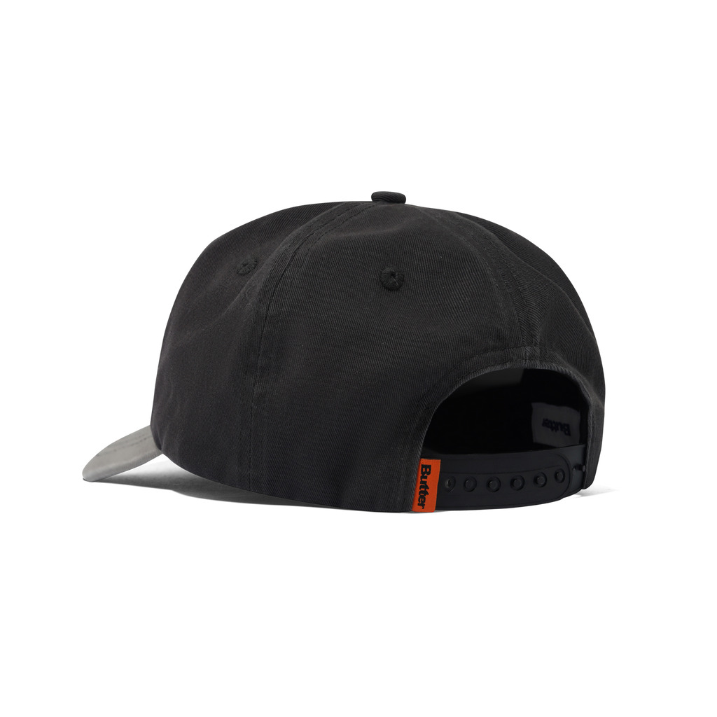 Stretch 5 Panel Cap - Washed Charcoal