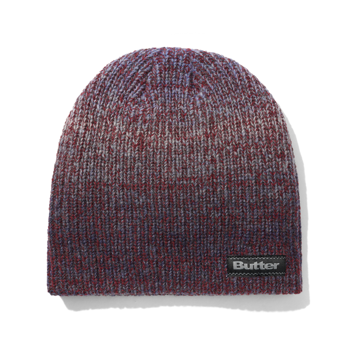 Stripe Knit Skully Beanie - Blue