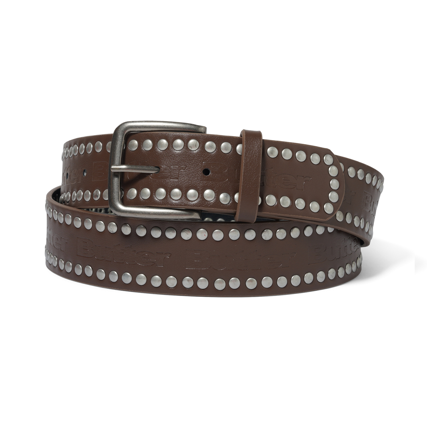 Studded Belt - Brown