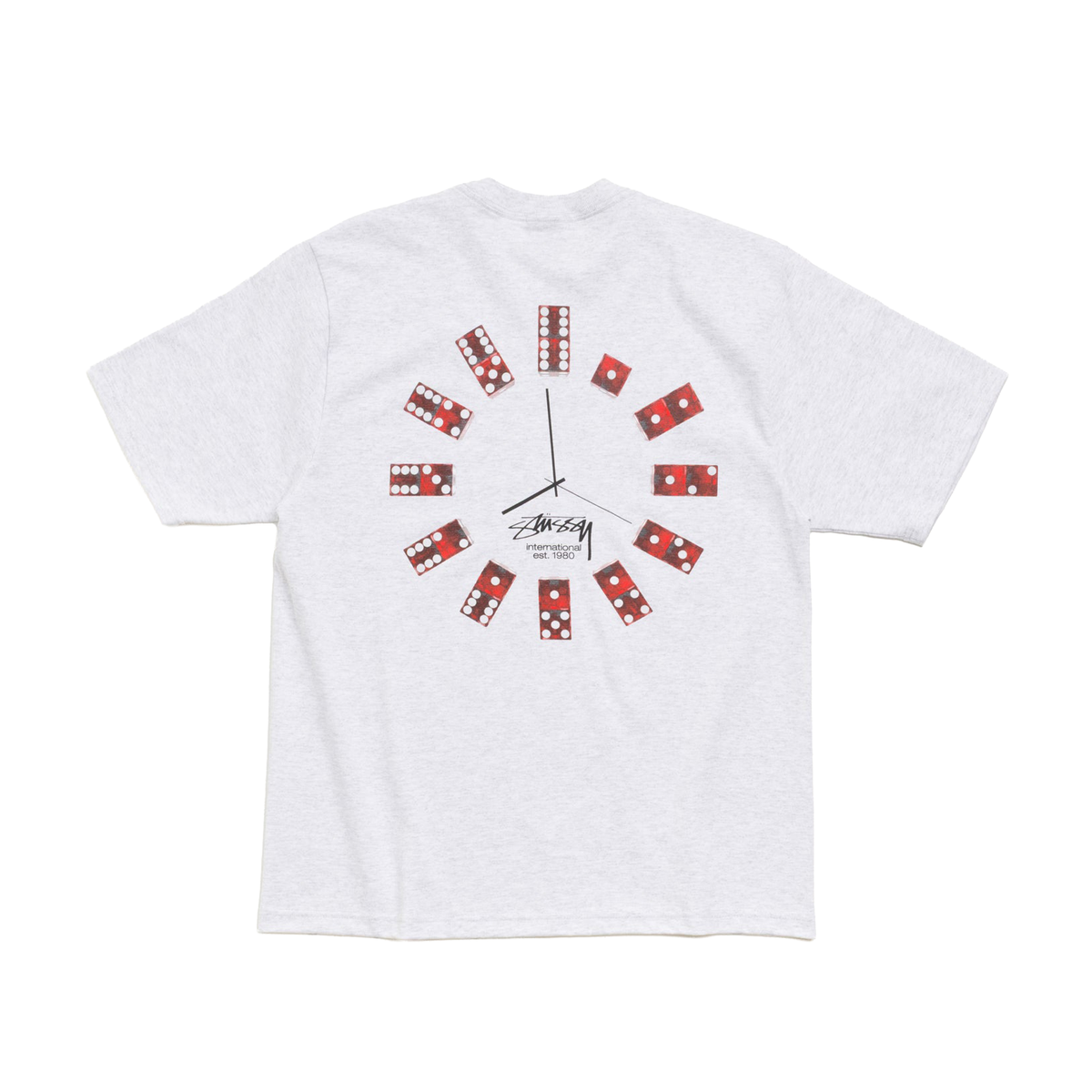 Dice Clock Tee - Ash Heather