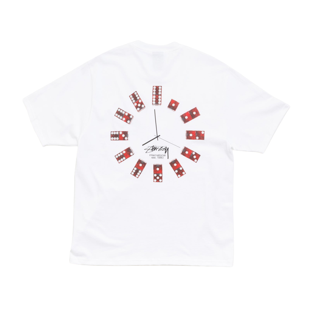 Dice Clock Tee - White