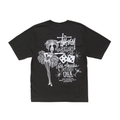 High Rollers Pig. Dyed Tee - Faded Black