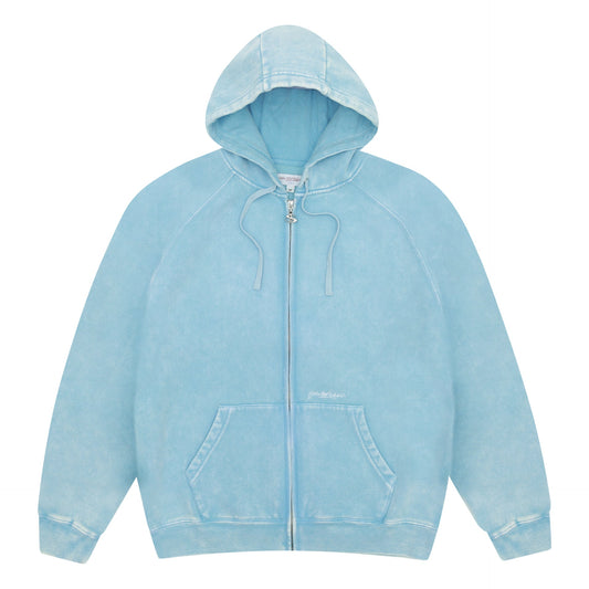 Sundown Zip Hoodie - Baby Blue