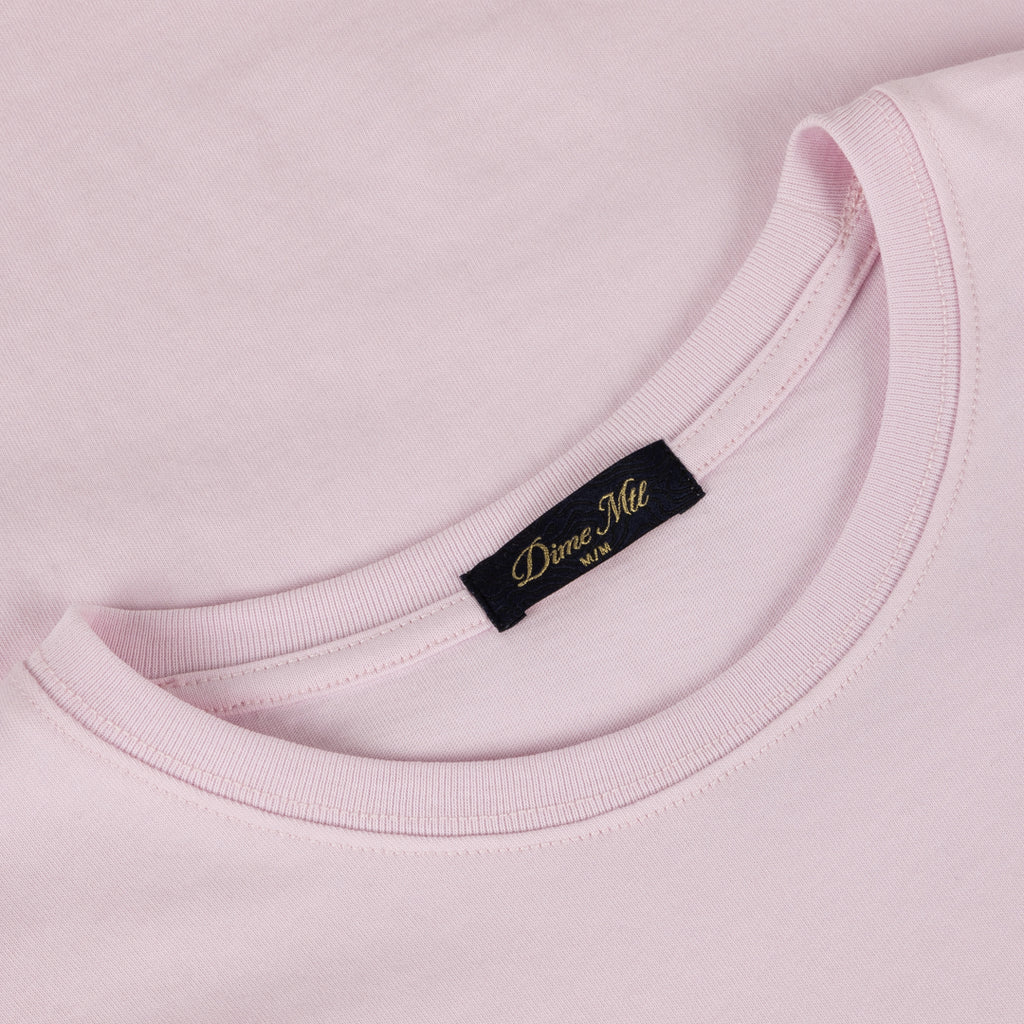 Cursive Smashed Tee - Light Pink