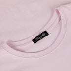 Cursive Smashed Tee - Light Pink