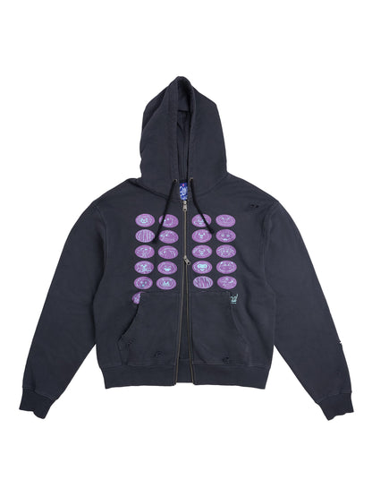 How I Feel Zip Hoodie - Graphite