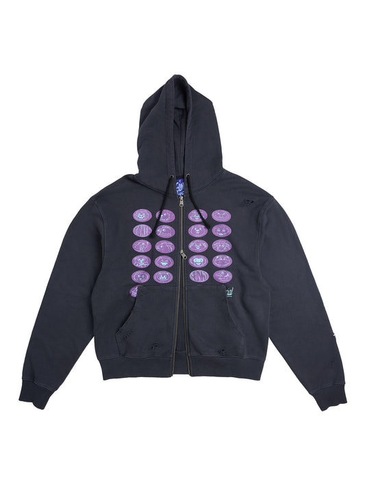 How I Feel Zip Hoodie - Graphite