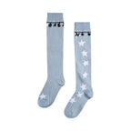Charms Knee High Socks - Light Blue