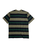 Fences Tee - Green Striped