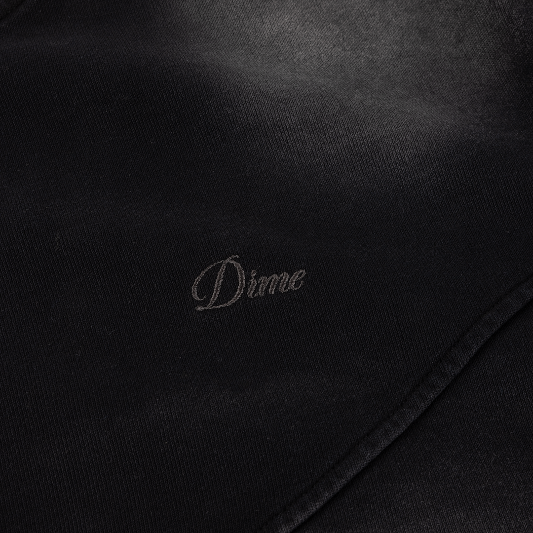 Faded Fleece Bomber - Black