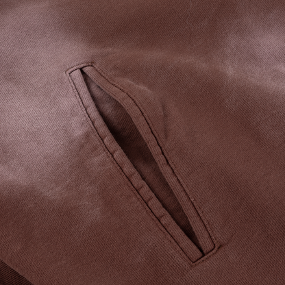 Faded Fleece Bomber - Terra