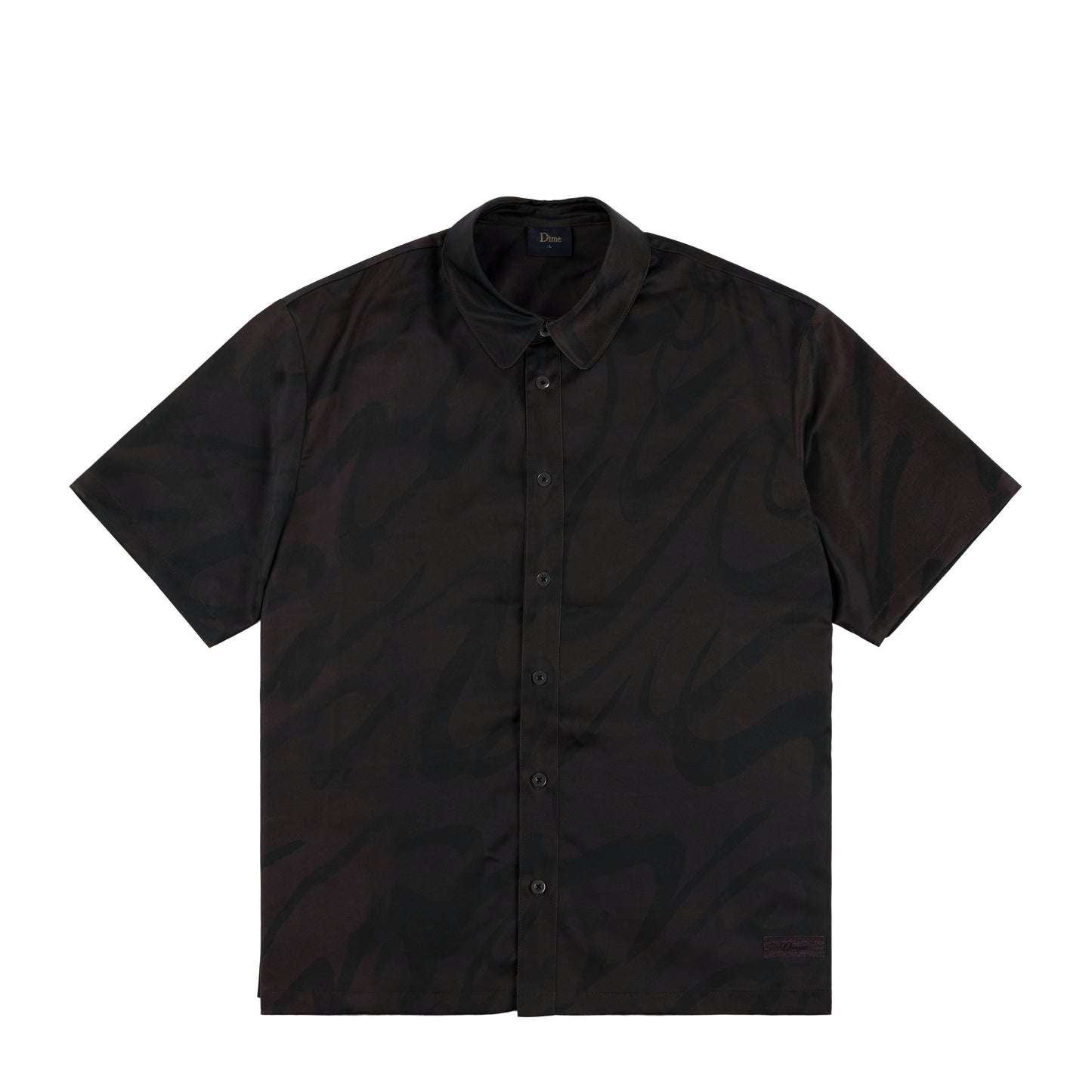 Chilling Satin Shirt - Black