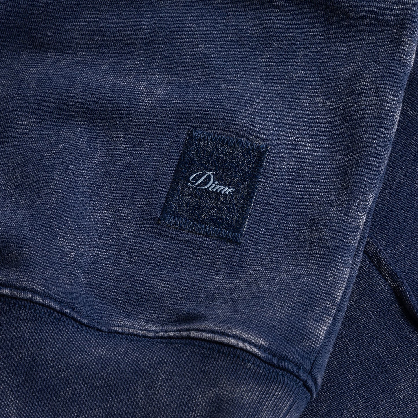 Reverse Stitch Crewneck - Washed Navy