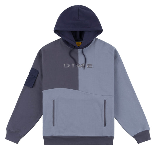 3 Tone Split Hoodie - Purple