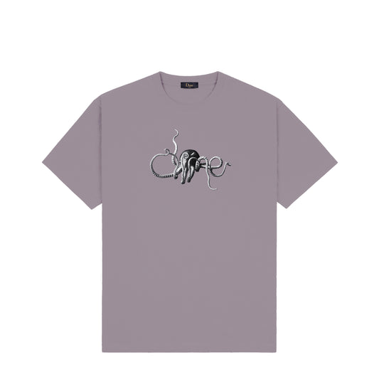 Octopus Tee - Plum Gray