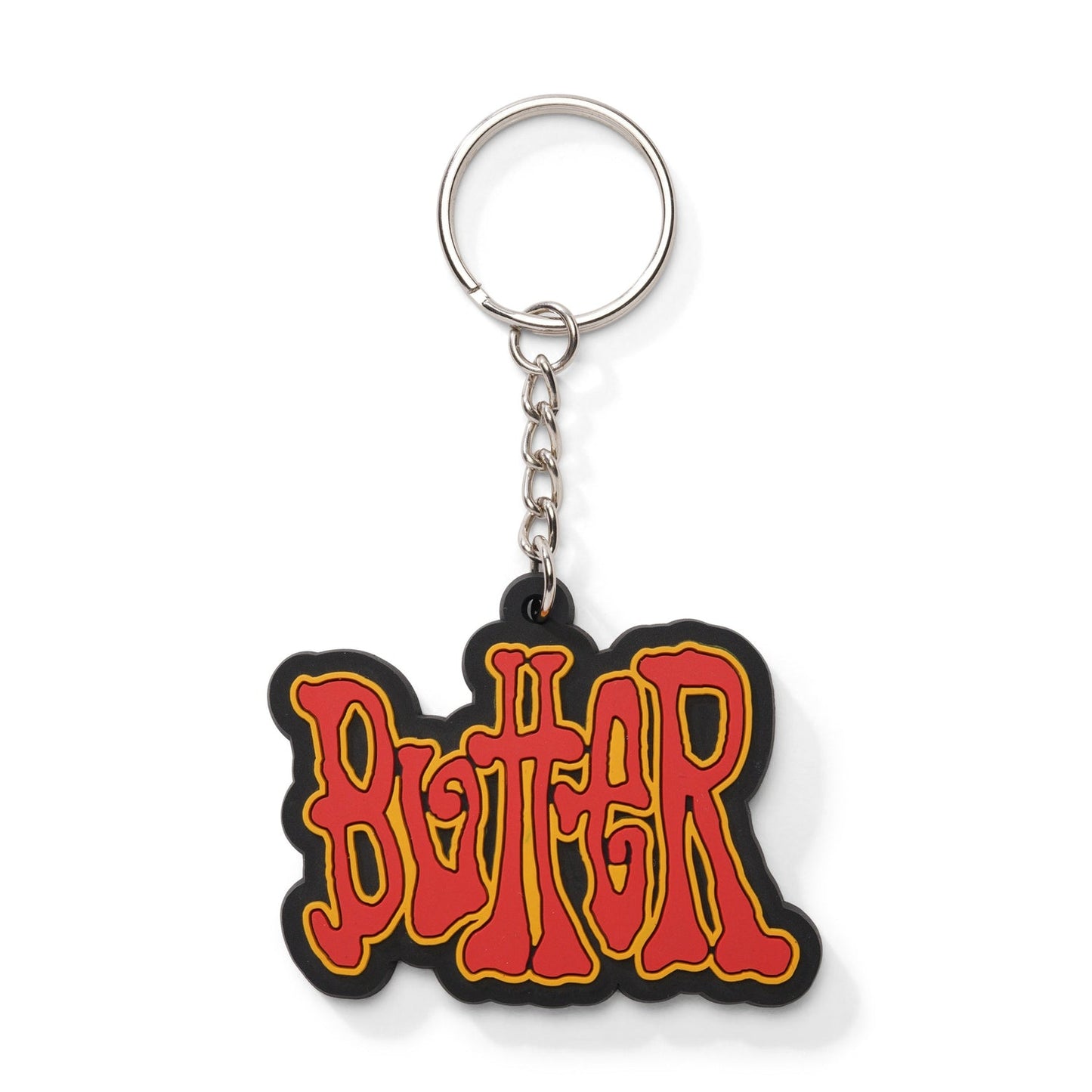 Tour Rubber Key Chain - Red / Yellow